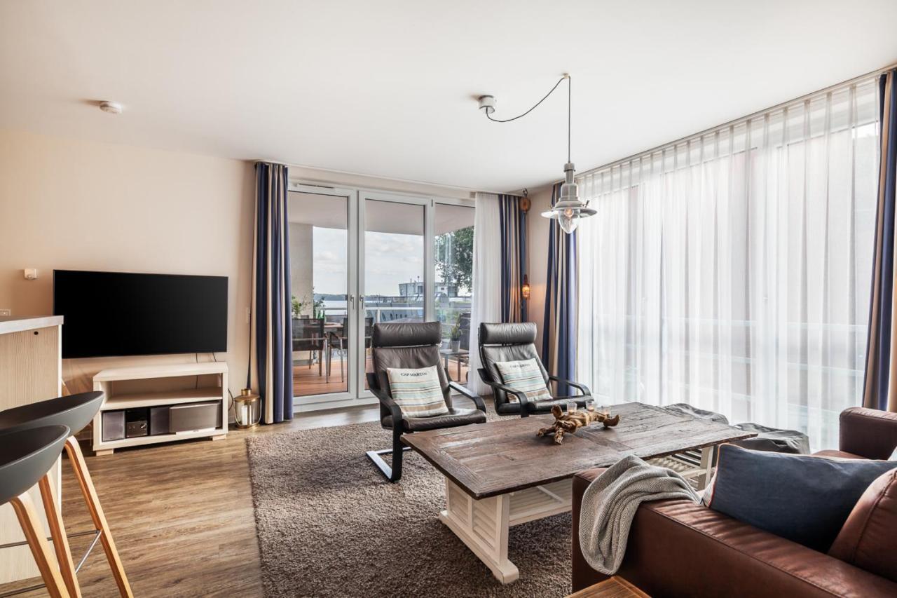 Apartmenthaus Hafenspitze Ap 5 - "Am Yachthafen 5" - Blickrichtung Offenes Meerstrandpromenade Eckernförde エクステリア 写真