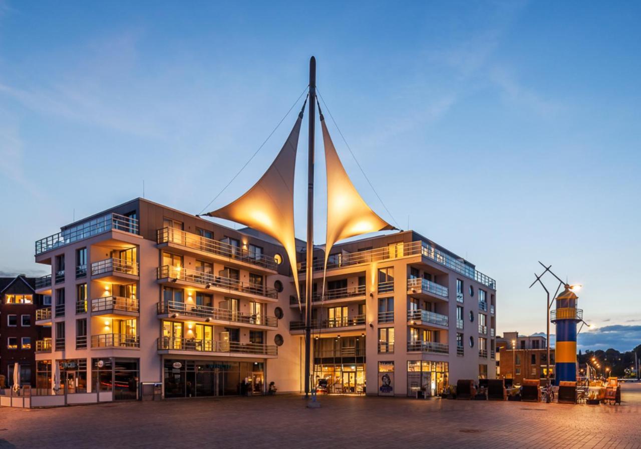 Apartmenthaus Hafenspitze Ap 5 - "Am Yachthafen 5" - Blickrichtung Offenes Meerstrandpromenade Eckernförde エクステリア 写真