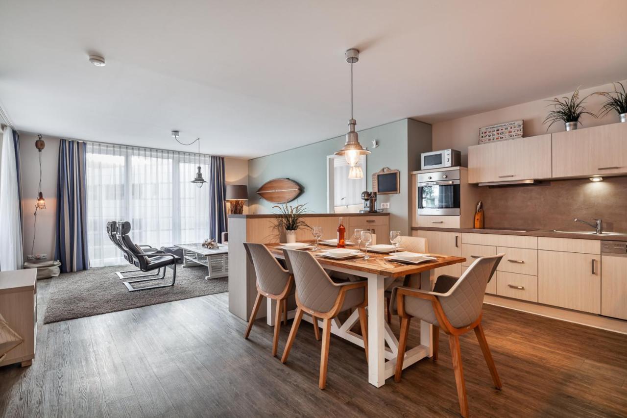 Apartmenthaus Hafenspitze Ap 5 - "Am Yachthafen 5" - Blickrichtung Offenes Meerstrandpromenade Eckernförde エクステリア 写真